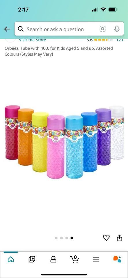 Orbeez, Tube with 400, for Kids Aged 5 and up, Assorted Colors
