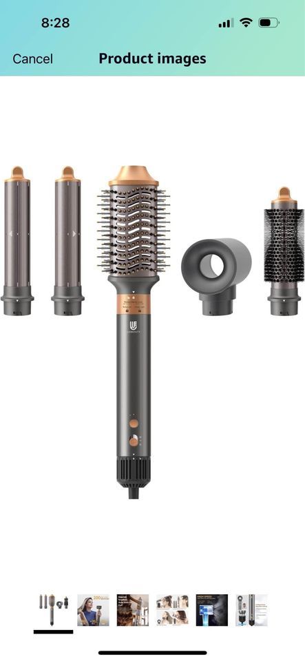 Hair Dryer Brush &amp; 8 in 1 Hair Styler,110,000 RPM High-Speed Negative Ionic Hair Dryer Fast Drying