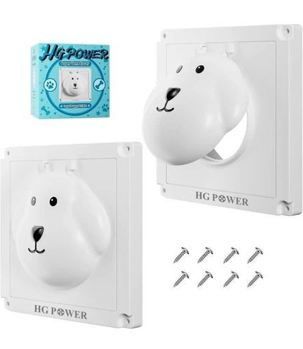 2 Pack Dryer Vent Cover Outside, HG Power 4 Inch Dryer Vent