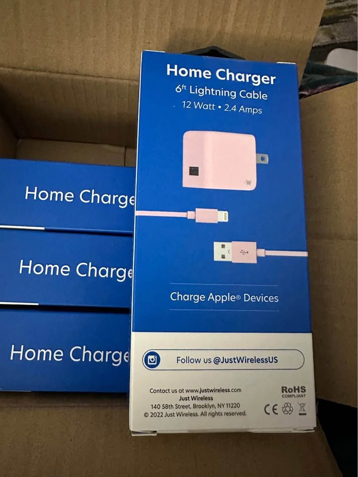 JW Home charger 6ft lighting Cable