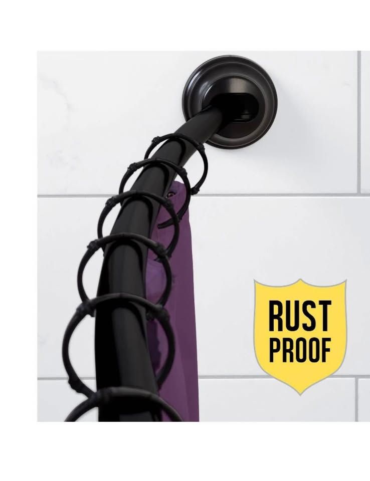 72&quot; dual mount curved rod- tension installation Target brand