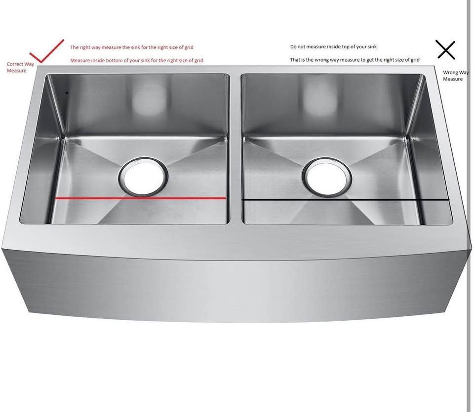 2 STARSTAR Sinks Protector Matte Black 304 Stainless Steel Kitchen Sink Bottom Grid