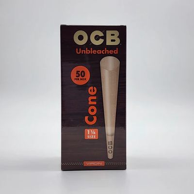 OCB unbleached virgin 1 1/14 cone tower 50