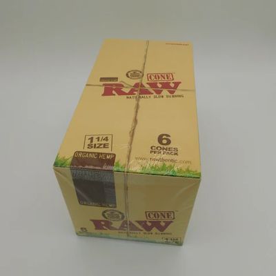 RAW Cone 1 1/4 SIZE 32 Pack Box - 6 Cones in Each Pack