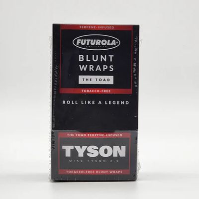 Futurola Tyson Infused Blunt Wraps "The Toad" 25 pack box