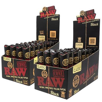 Raw cone black 32 pack