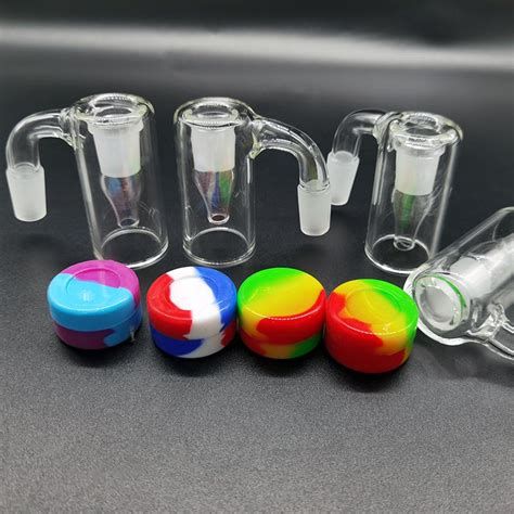 Glass Reclaimer Ash Catcher 14mm, With Silicone Covers