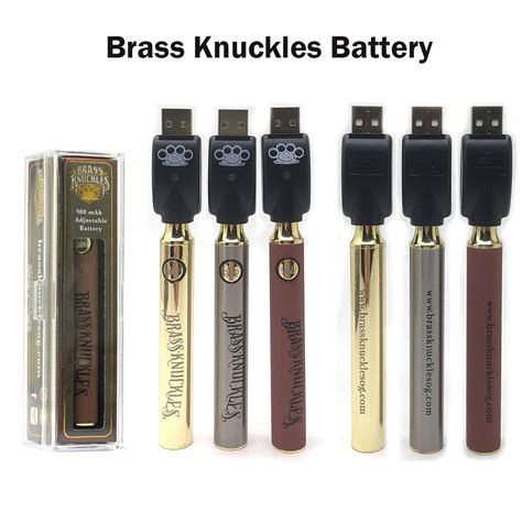 Brass Knuckle 1100Mah Batteries Display - 30CT