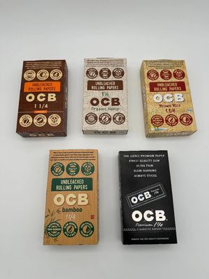100 Boxes OCB 1 1/4" Papers