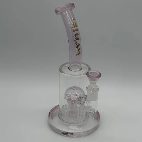 Gili Glass Curved Jellyfish Perk 10" Water Pipe