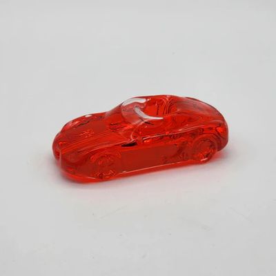 3.5" Glass Glycerin Race Car