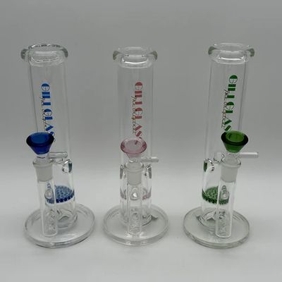 Gili Glass Standard 9" Straight Flat Perk Bong