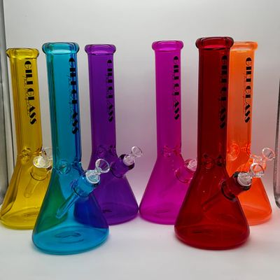 Gili Glass Colored 14" Beaker Bong