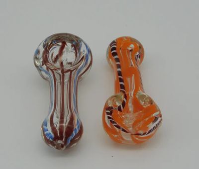 2.5" Glass Spoon Pipe - 2 Pack