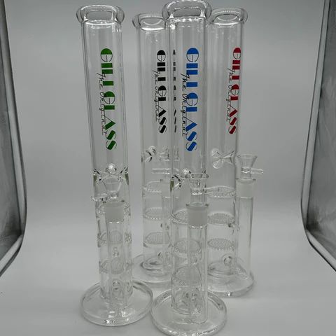 Gili Glass Heavy 3 Chamber Straight Bong