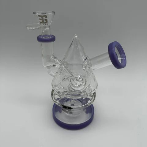Martian Space Capsule Glass Recycler Water Pipe