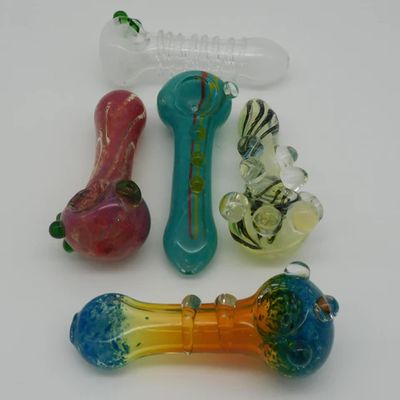 4" Glass Spoon Pipe 80gm