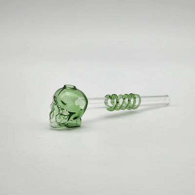 5" Skull Glass Oil Burner