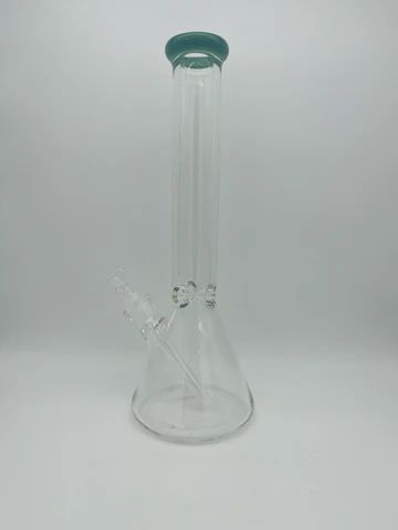 16' Glass Beaker w/Colored Top