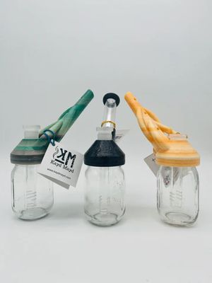 Mini Mason Jar Water Pipe