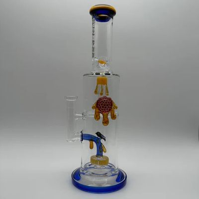 EG Glass Large Bee Wax Designer Straight Pipe