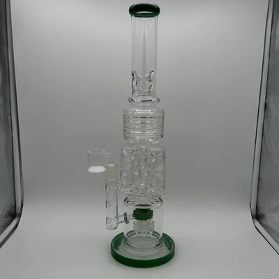 Green Rim 2 Foot Bazooka Glass