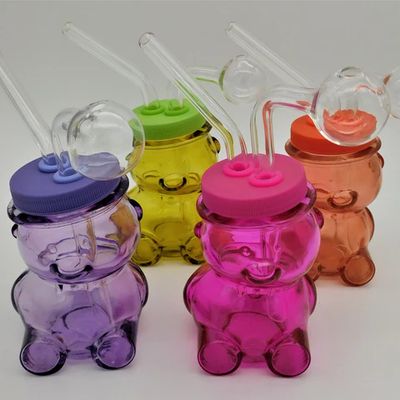 Glass Gummy Bear Oil Burners -10 Pack