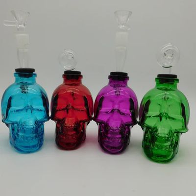 Heavy Skull Glass Oil Burner/Flower Water Pipe