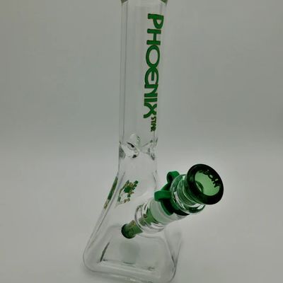 Phoenix Star Square Based Beaker 10"