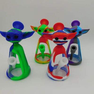 Yoda Head Silicone & Glass - 1 Piece
