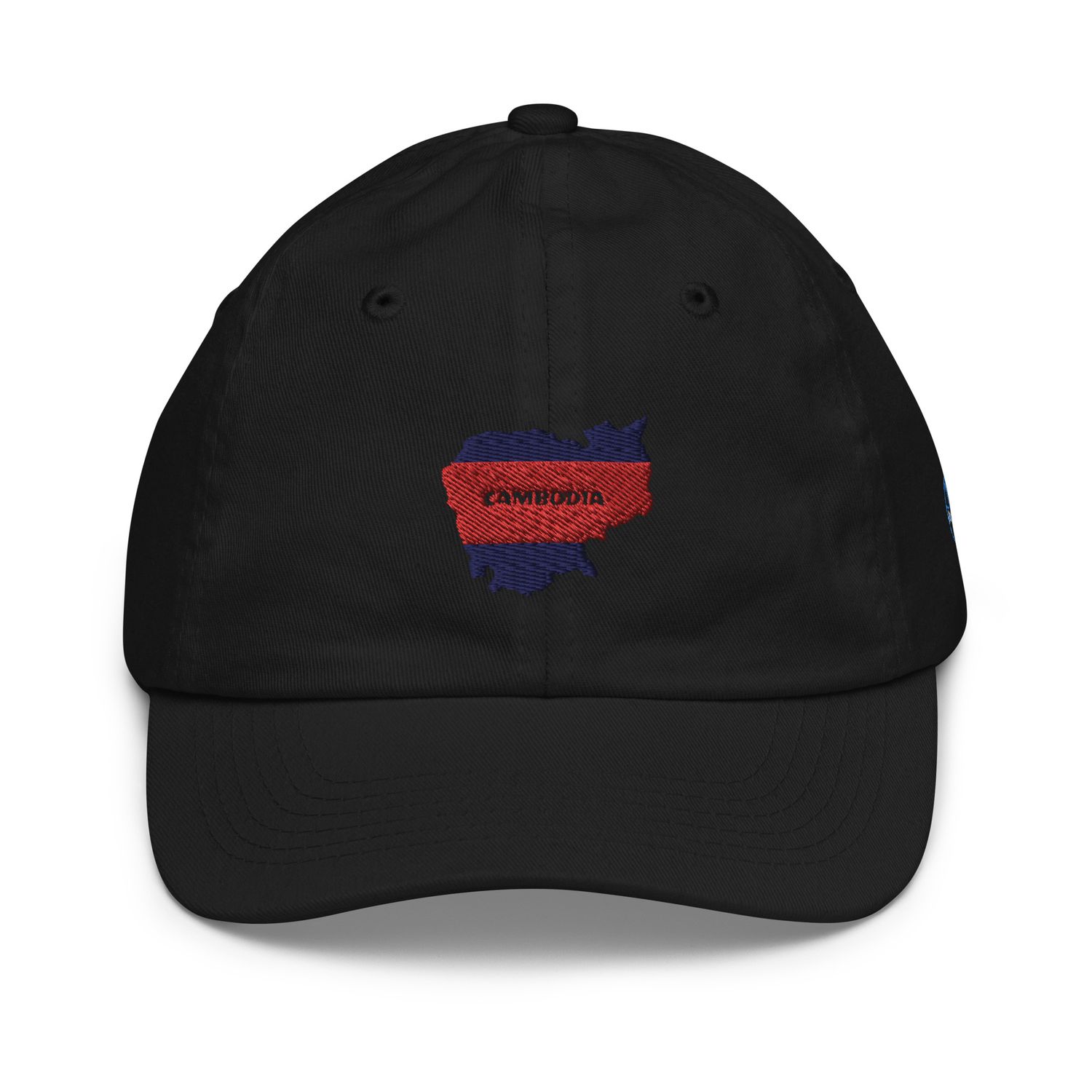 Meet Me In Cambodia Embroidered Youth Baseball Cap