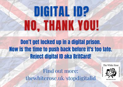 Stop Digital ID - Postcards, Bookmarks & Badges