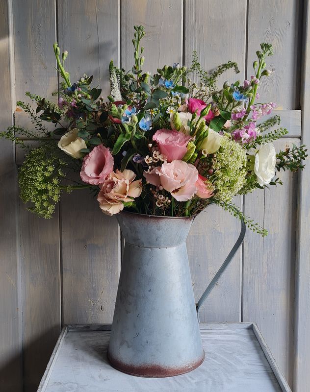 Mother's Day Country Chic Jug Arrangement