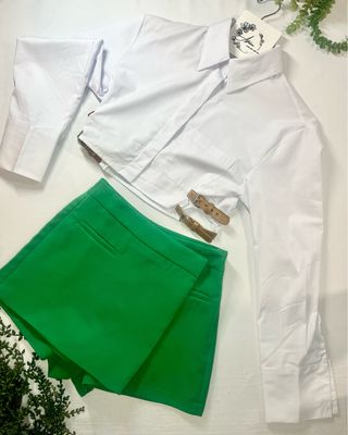Green shorts