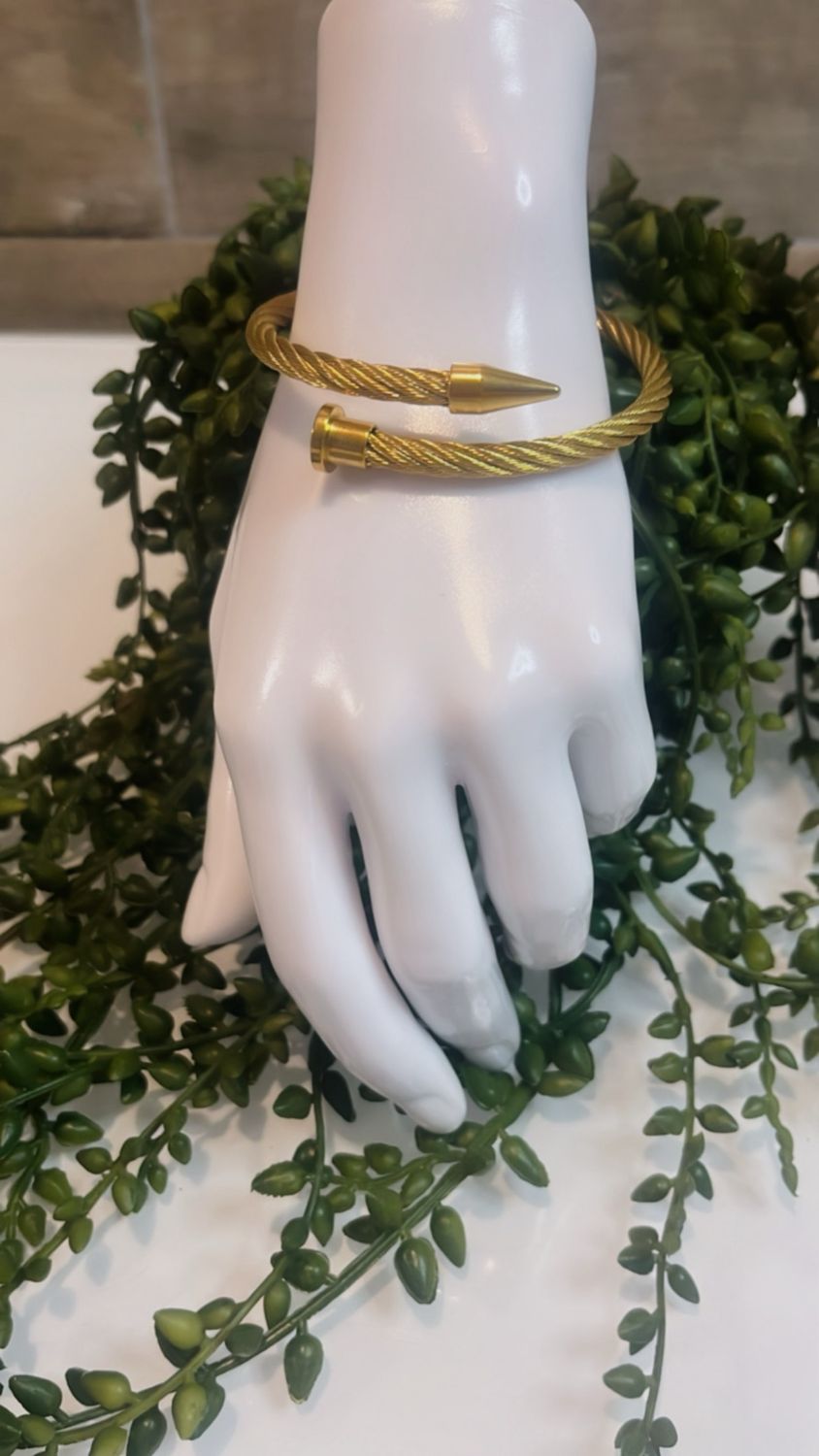 Pulsera en espiral acero inoxidable