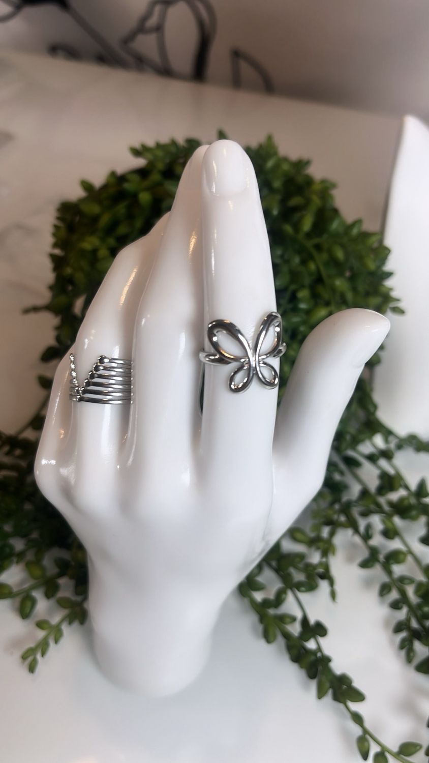 Sortija de mariposa