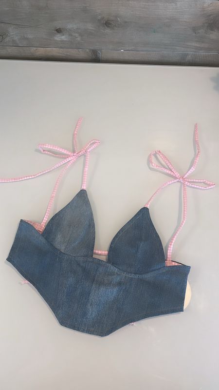 Denim Crop top
