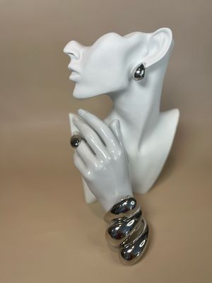 Pulsera  de gotas en acero inoxidable