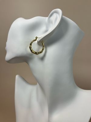 Argollas de bambú en acero inoxidables