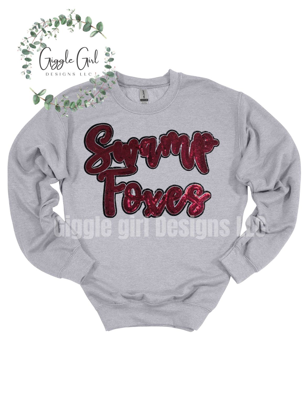 Ashley Ridge Sequins Patch Sweatshirts