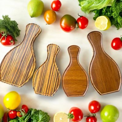 Bowling Pin Shaped Cutting Board/Charcuterie Board