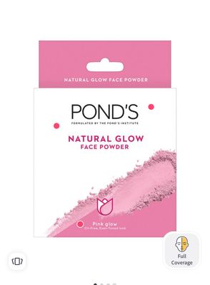 Ponds oil free natural glow loose face powder- Pink Glow