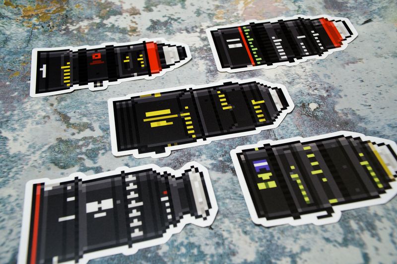 Full Frame Zooms - Sticker Set B