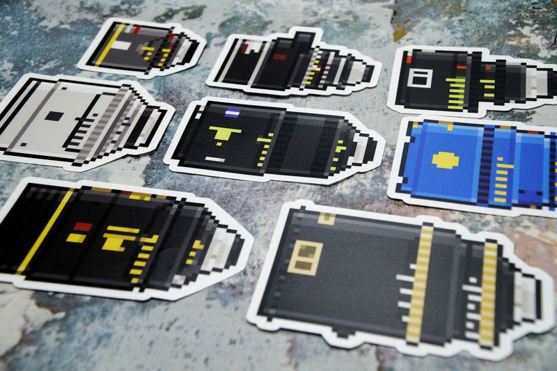 Anamorphic - Sticker Set B