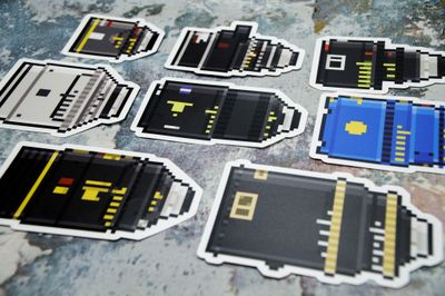 Anamorphic - Sticker Set B