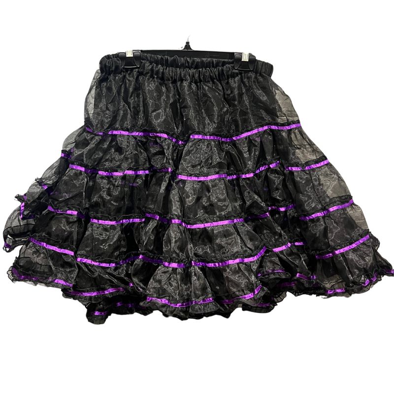 Crinoline Rayé [NOIR/MAUVE]