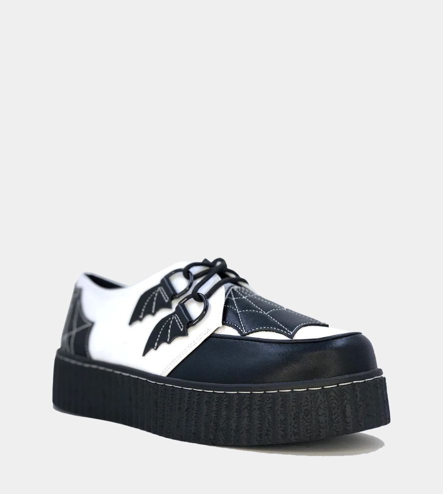 Chaussures Creepers Krypt Web [NOIR/BLANC]