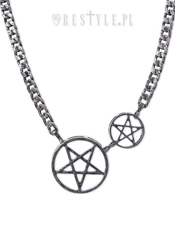 Double Pentacle Necklace [SILVER]