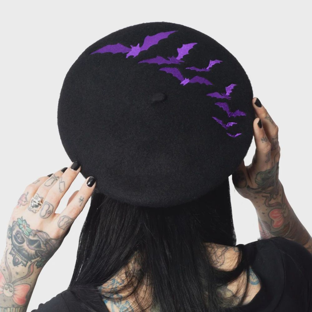 Bat Repeat Beret [Purple]