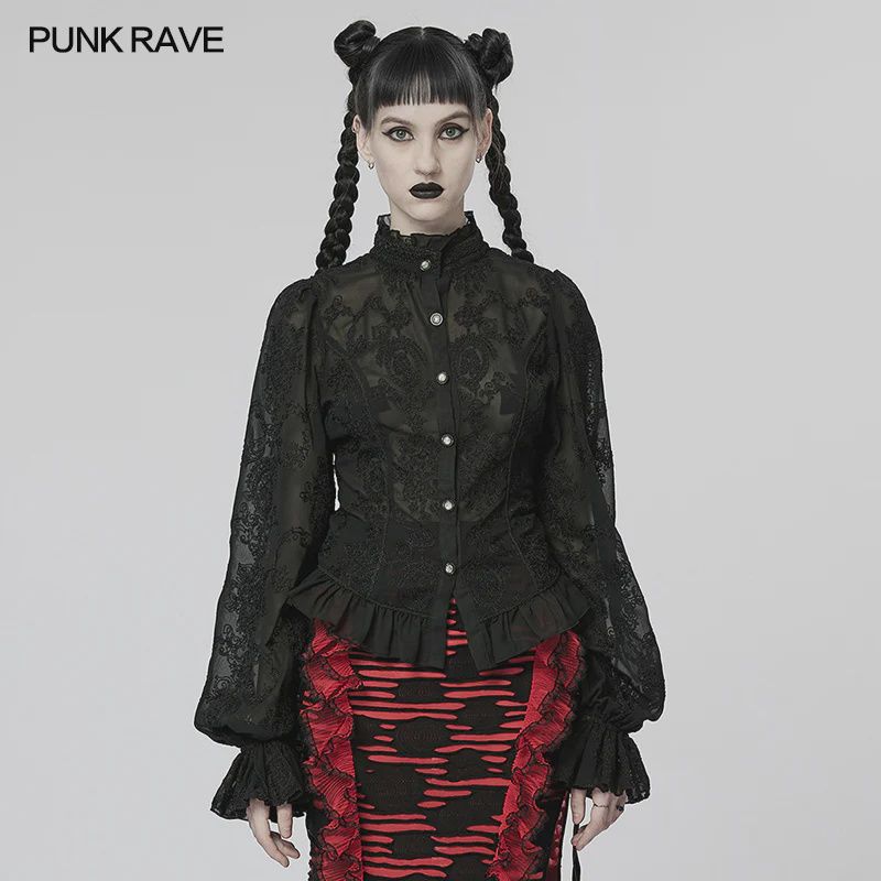 Blouse WY-1267 [BLACK] [PLUS]